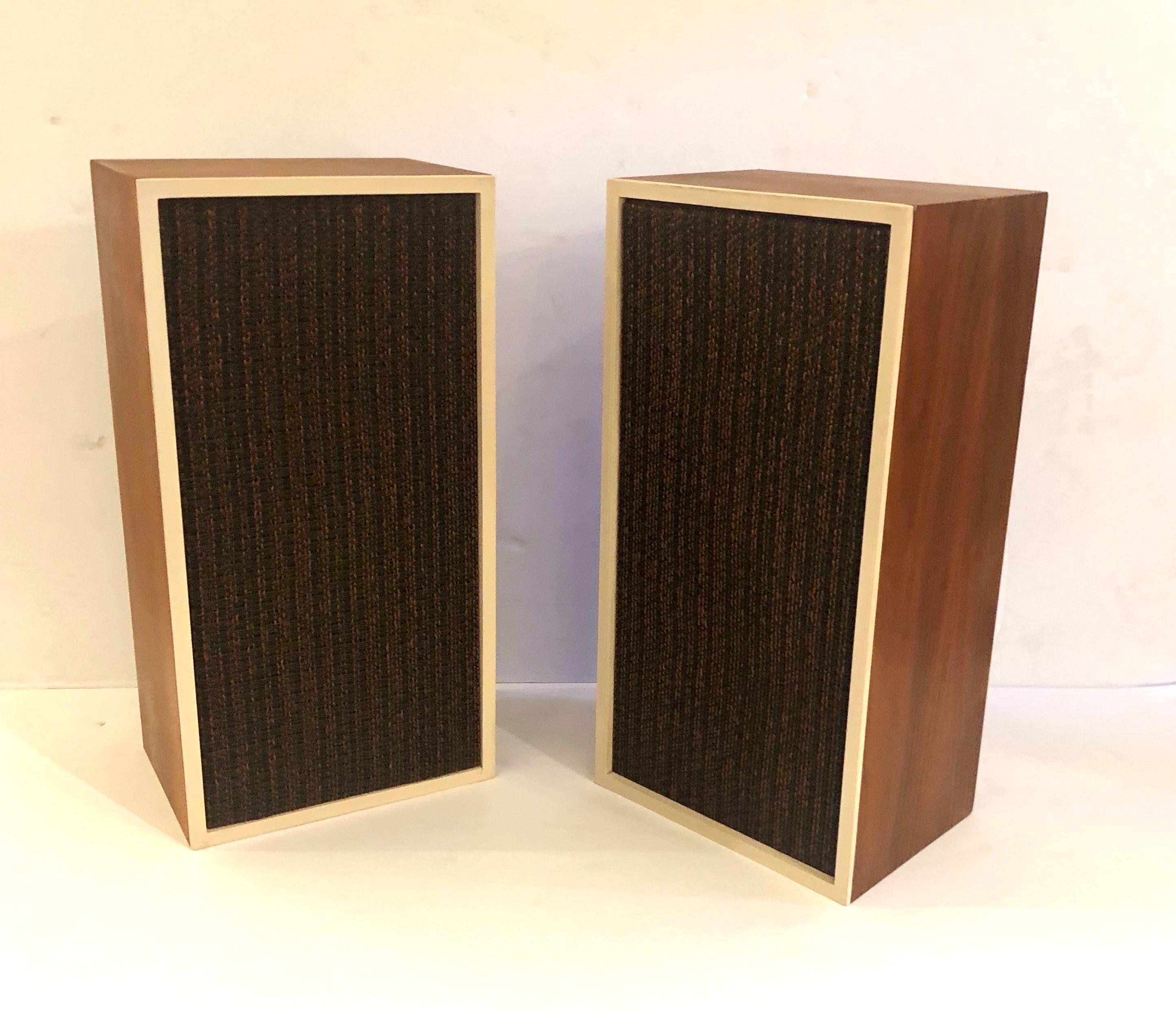 vintage wooden speakers