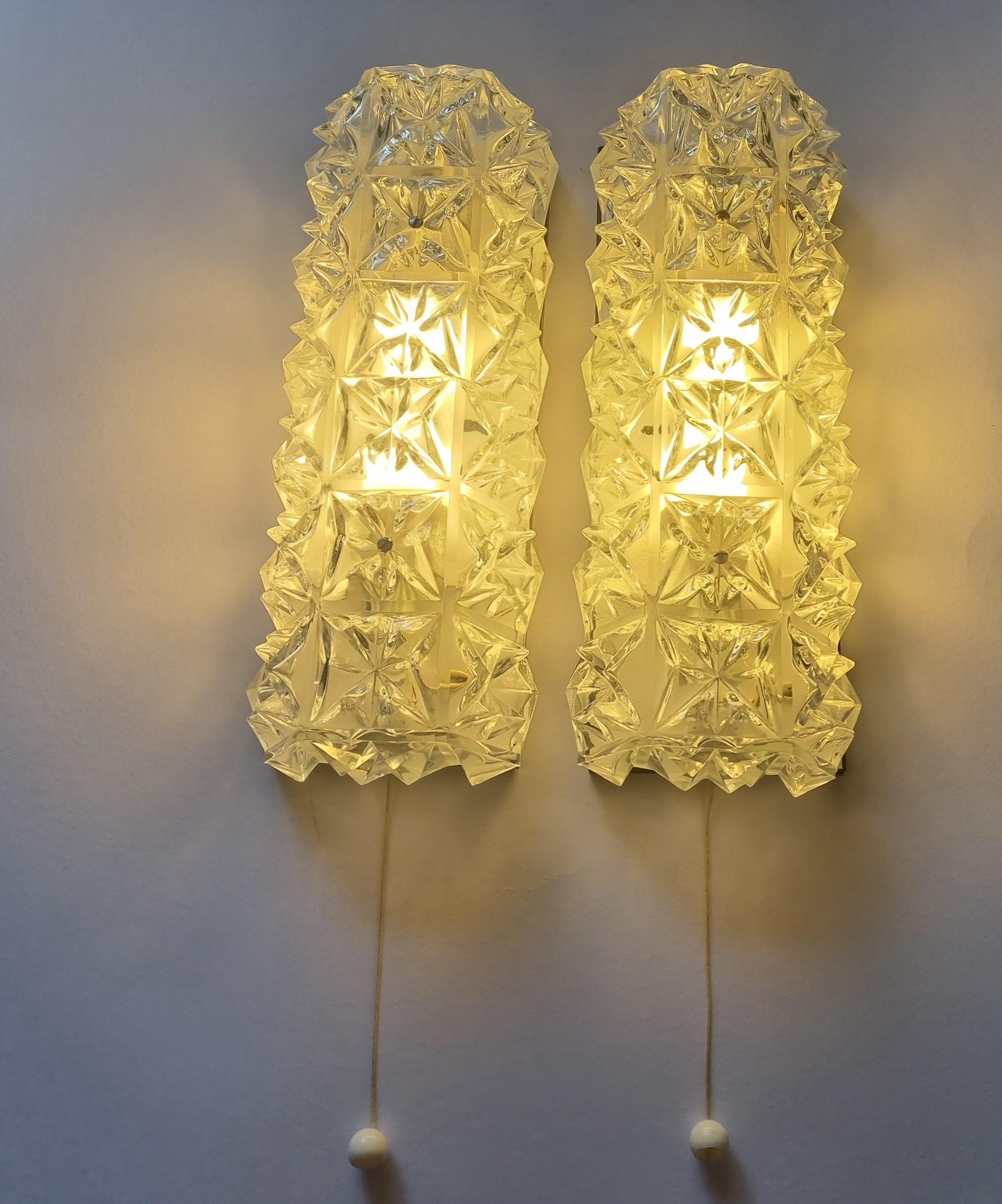 Pair of Mid-Century Wall Lamps, Germany, 1970s For Sale 6