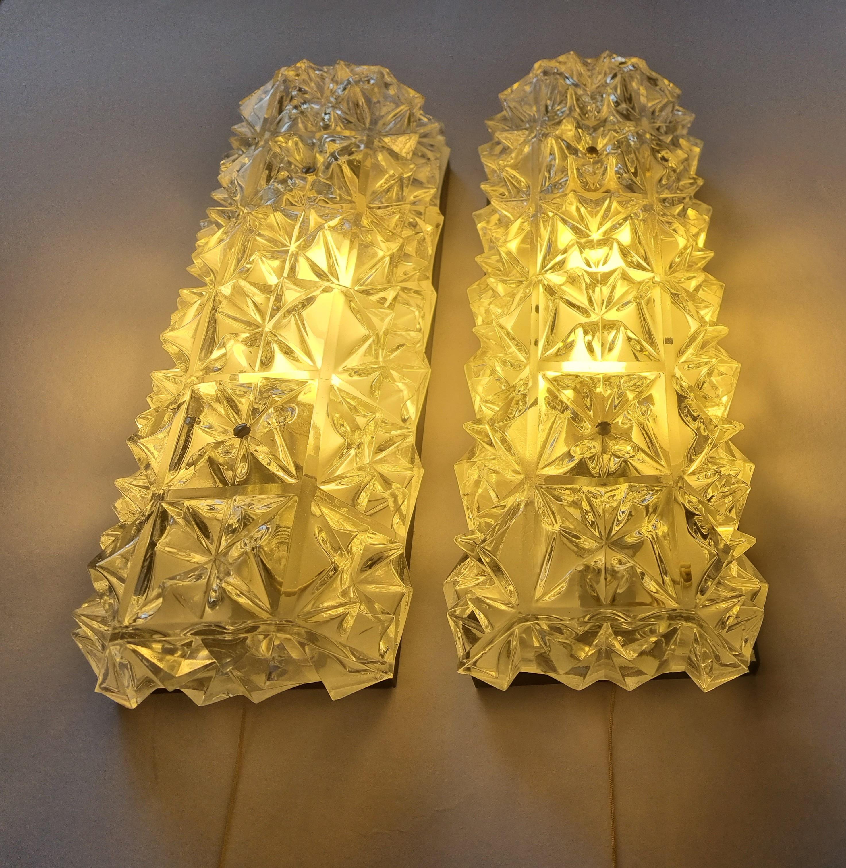 Pair of Mid-Century Wall Lamps, Germany, 1970s For Sale 7