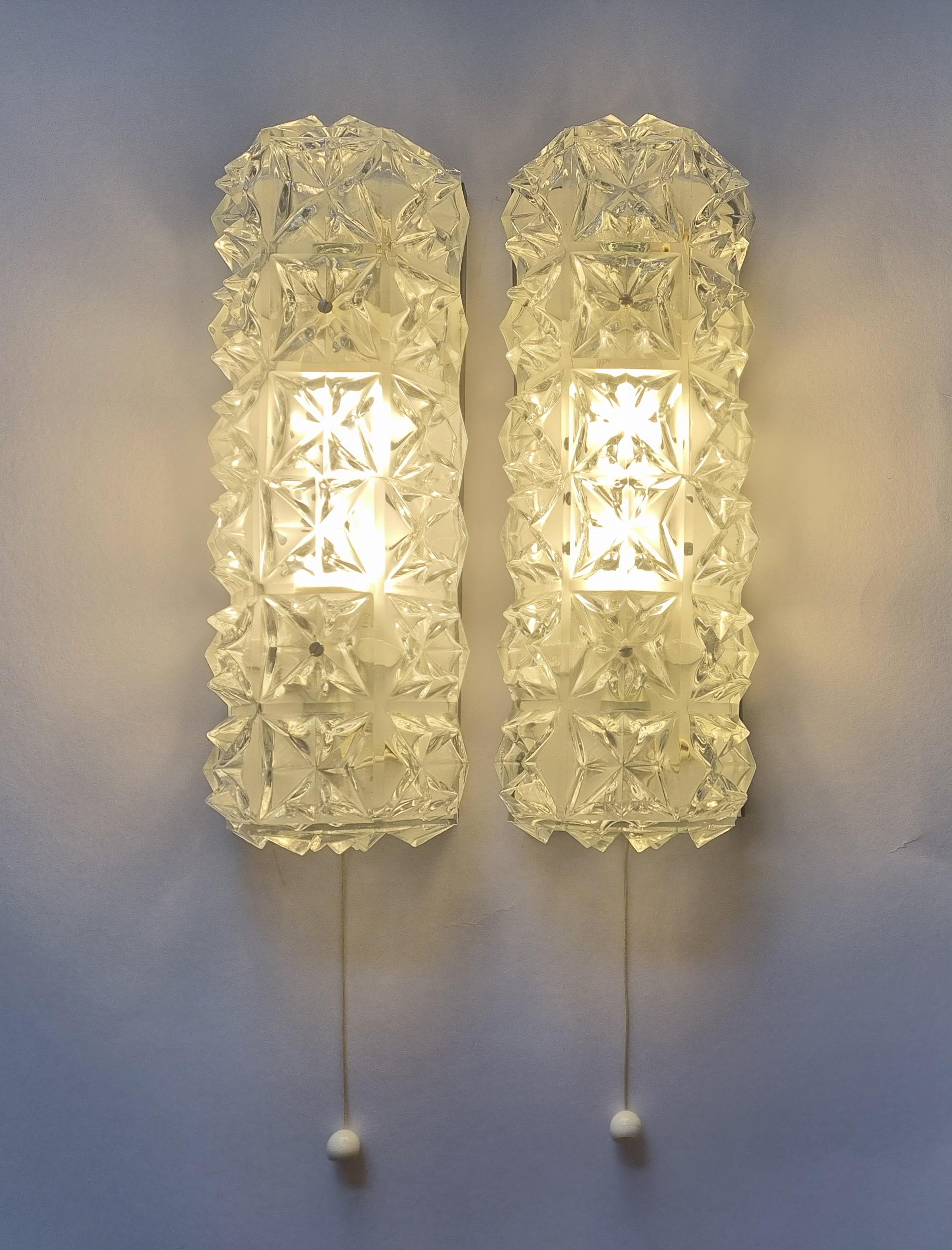 Pair of Mid-Century Wall Lamps, Germany, 1970s For Sale 9
