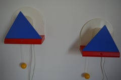 Pair of Post-Modern Wall Lamps Ikea, 1980s