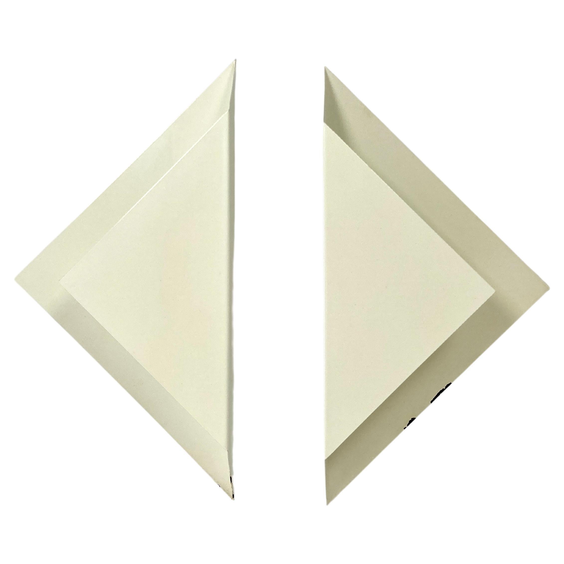 Pair of mid century wall lights from an apartment in Les Arcs, France c.1960-70 For Sale