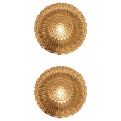Pair of Midcentury Wall or Ceiling Lamps, Flush Mount, Limburg, Helena Tynell