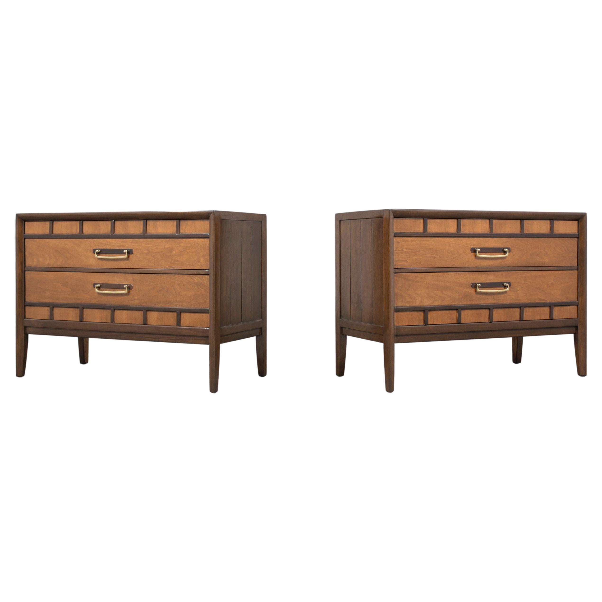 Pair of Vintage Mid-Century Chest of Drawers