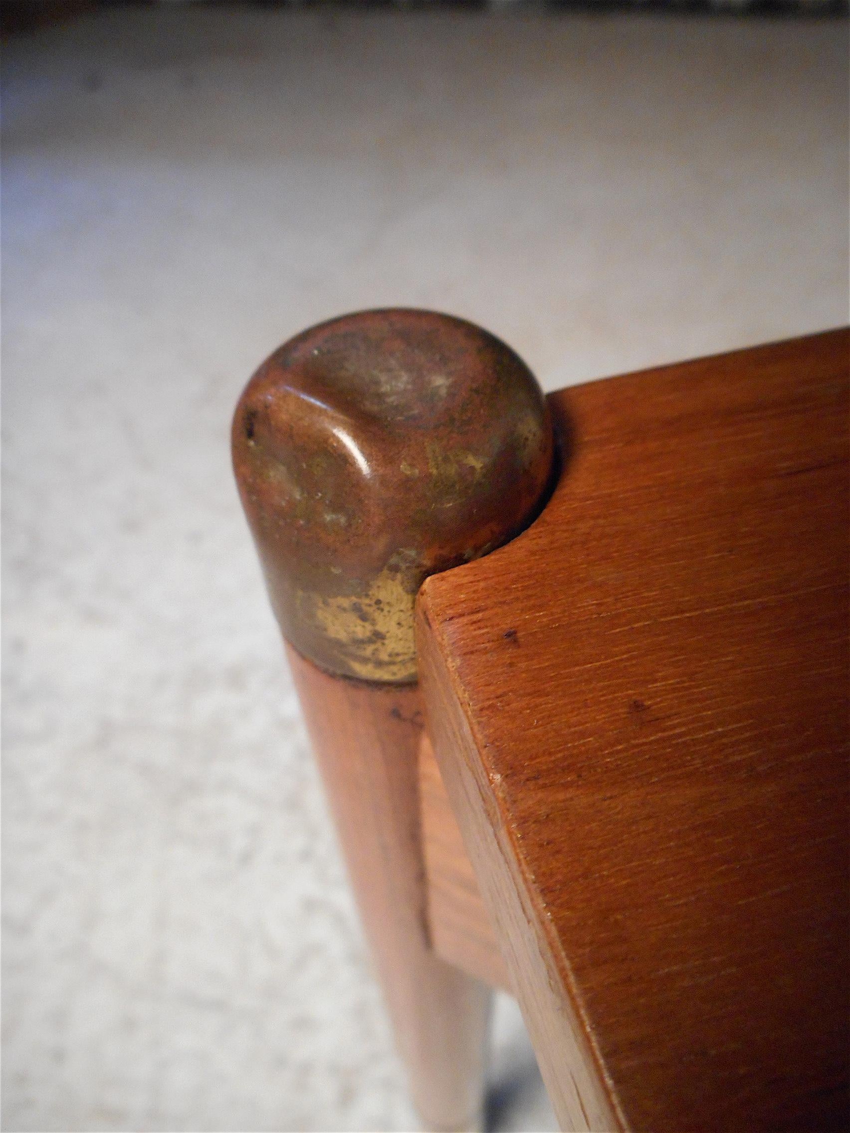 Pair of Midcentury Walnut Two-Tier End Tables 5