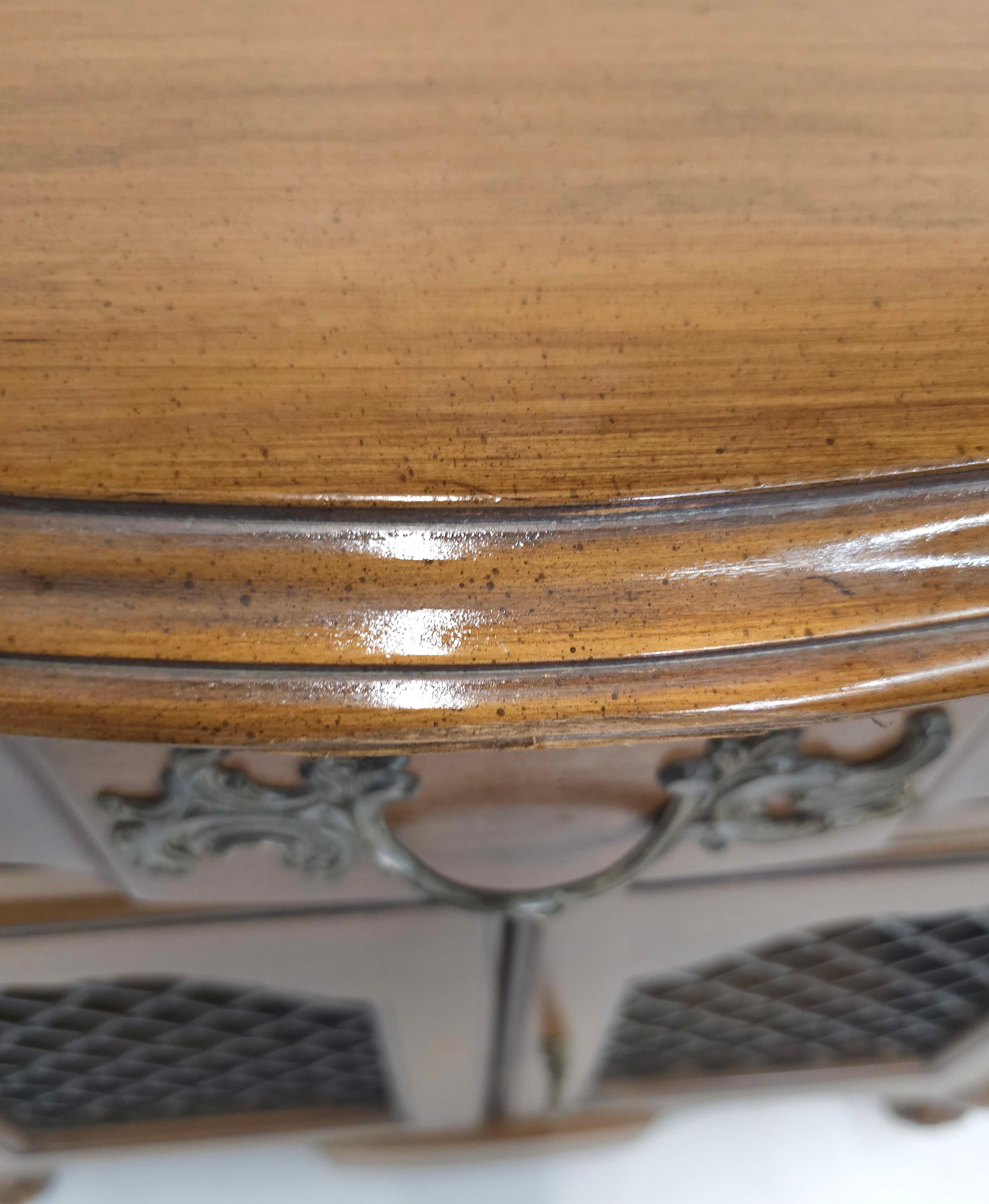 Pair of Mid-Century White Furniture Co. Provincial Walnut  Bedside Tables For Sale 10