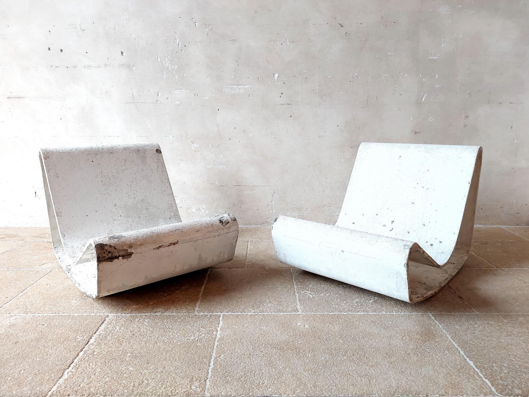 Ein Paar Willy Guhl-Sessel aus der Mitte des Jahrhunderts 'Loop Chairs' für Eternit (Moderne der Mitte des Jahrhunderts) im Angebot