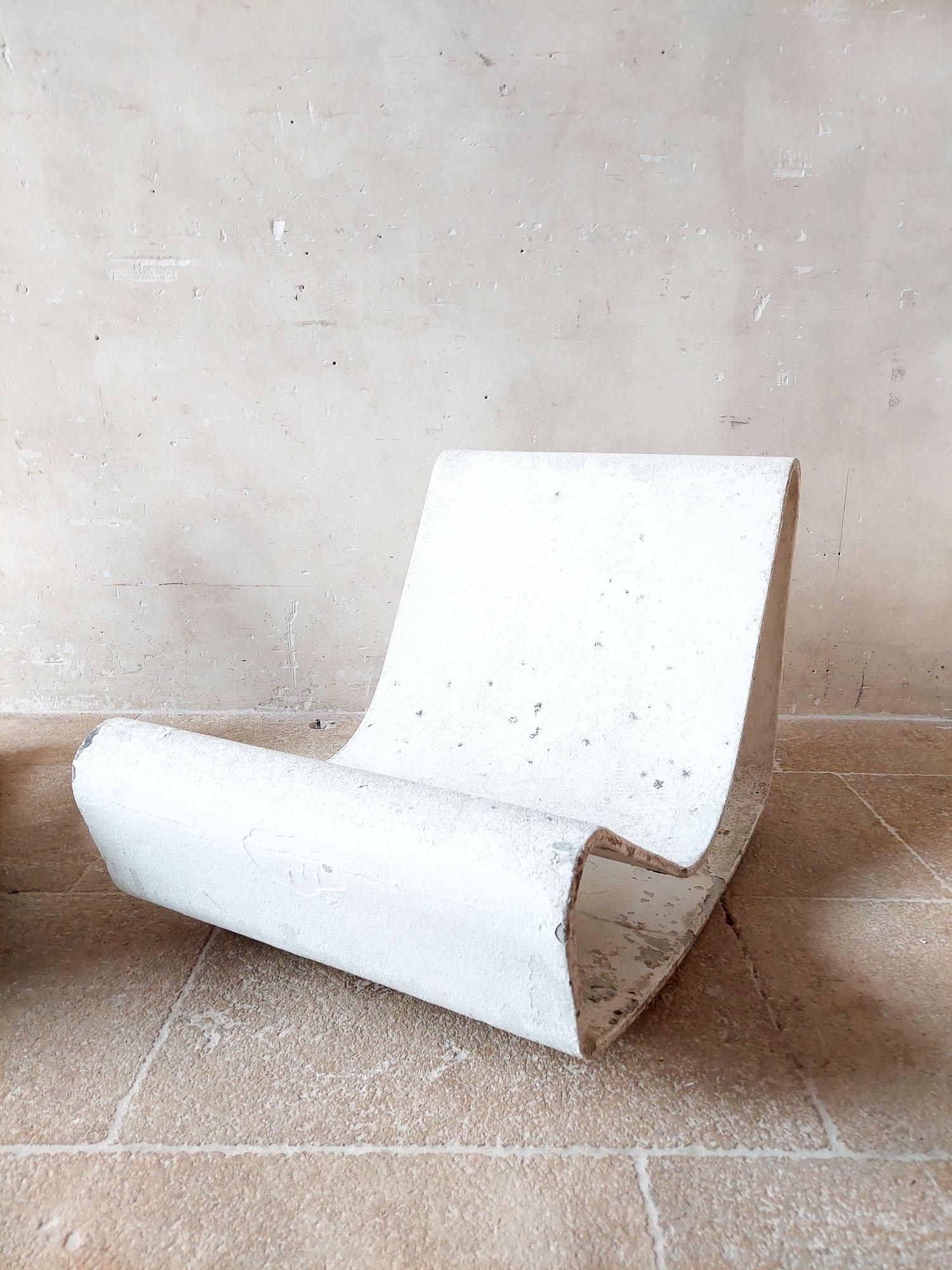 Pareja de sillones de mediados de siglo Willy Guhl 'Loop Chairs' para Eternit en venta 1