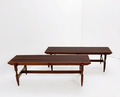 Pair of Mid-century wood Bench by Ico & Luisa Parisi - 1950s
