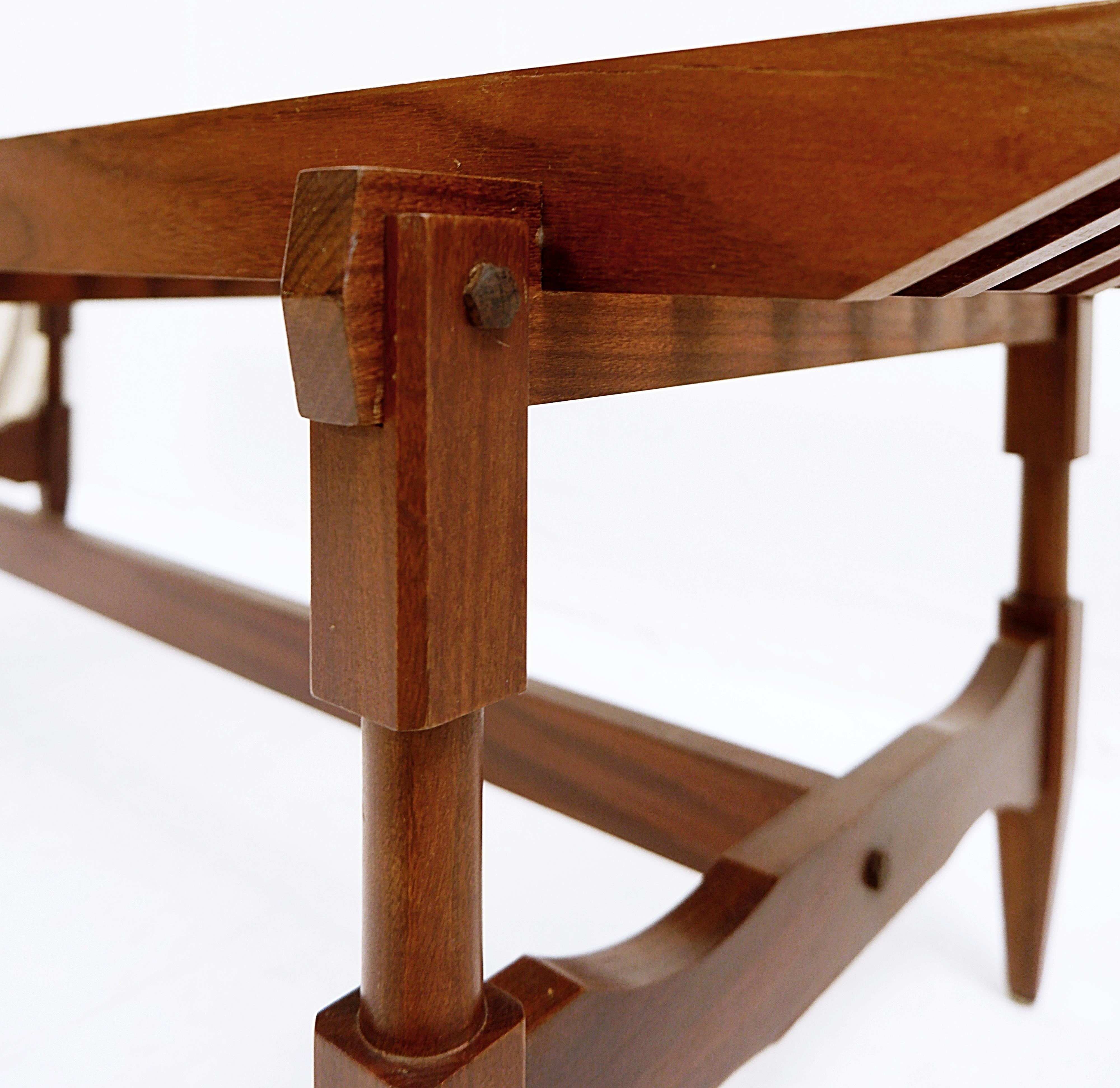Pair of Mid-century wood Bench by Ico & Luisa Parisi - 1950s For Sale 1