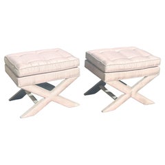 Pouf e ottomane Hollywood Regency