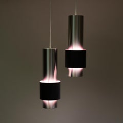 Pair of Midcentury Zenith Pendant Lights by Jo Hammerborg, Fog & Mørup, Denmark