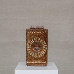 Pair of Mid-Century 'Zsolnay' Ceramic Urns or Vases