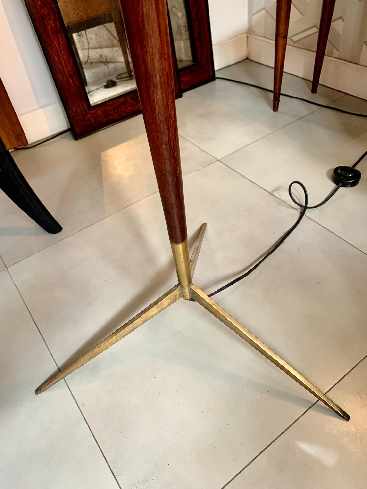  Pair of Mid-Centyry Triple Lighting Floor Lamps by Maison Lunel 3