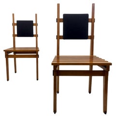 Pair of Midcentury 1960s Italian Side Chairs