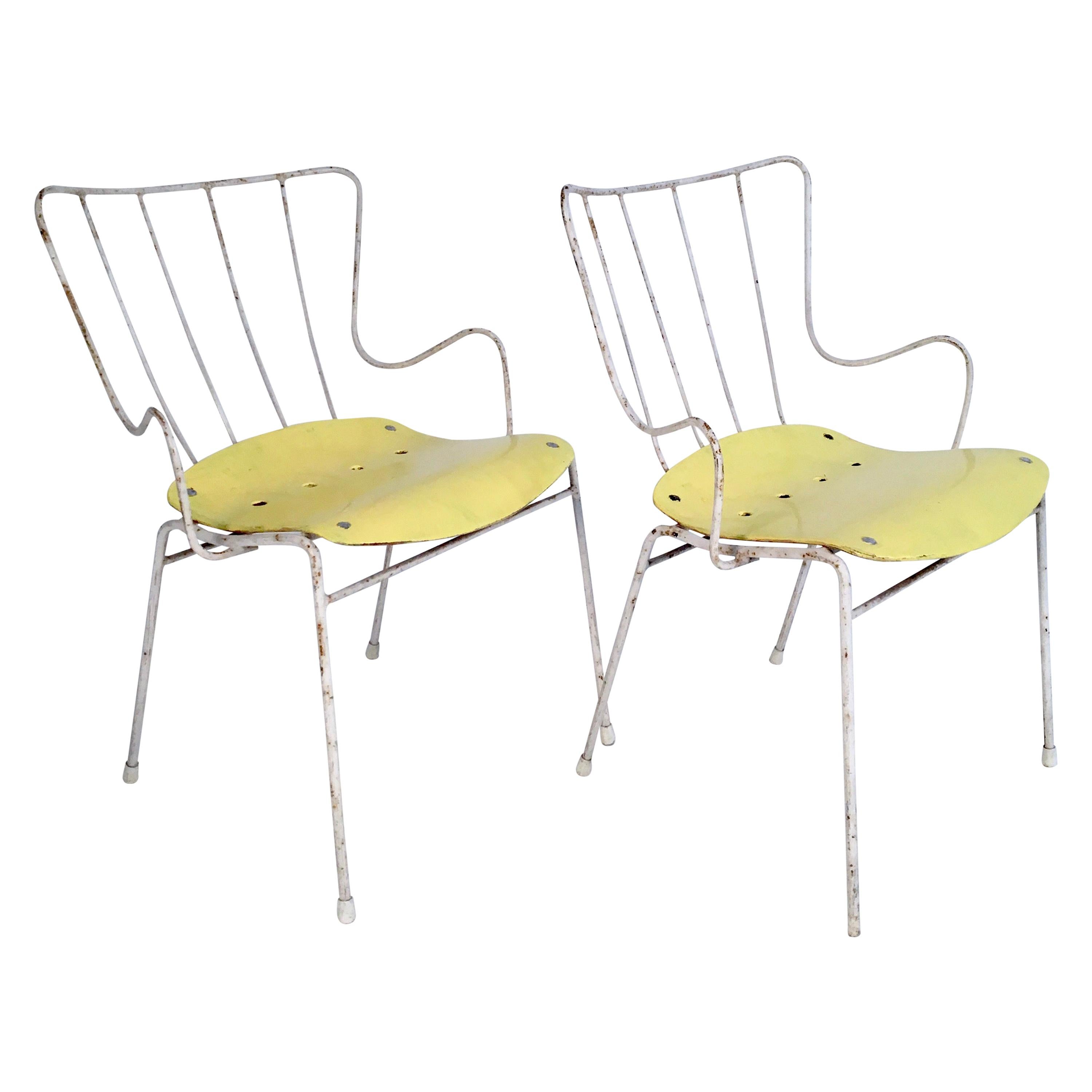 Pair of Midcentury 'Antelope' Chairs by Ernest Race, England, circa 1950 For Sale