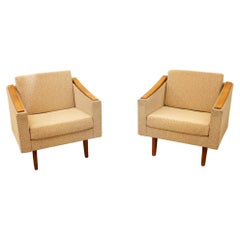 Pair of Midcentury Armchairs, 1970s, Czechoslovakia
