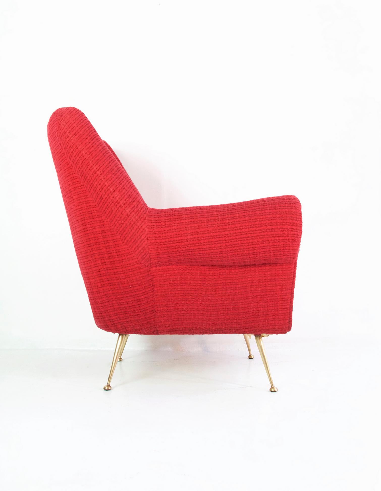 Paire de fauteuils du milieu du siècle dernier par Gigi Radice pour Minotti, Italie en vente 4