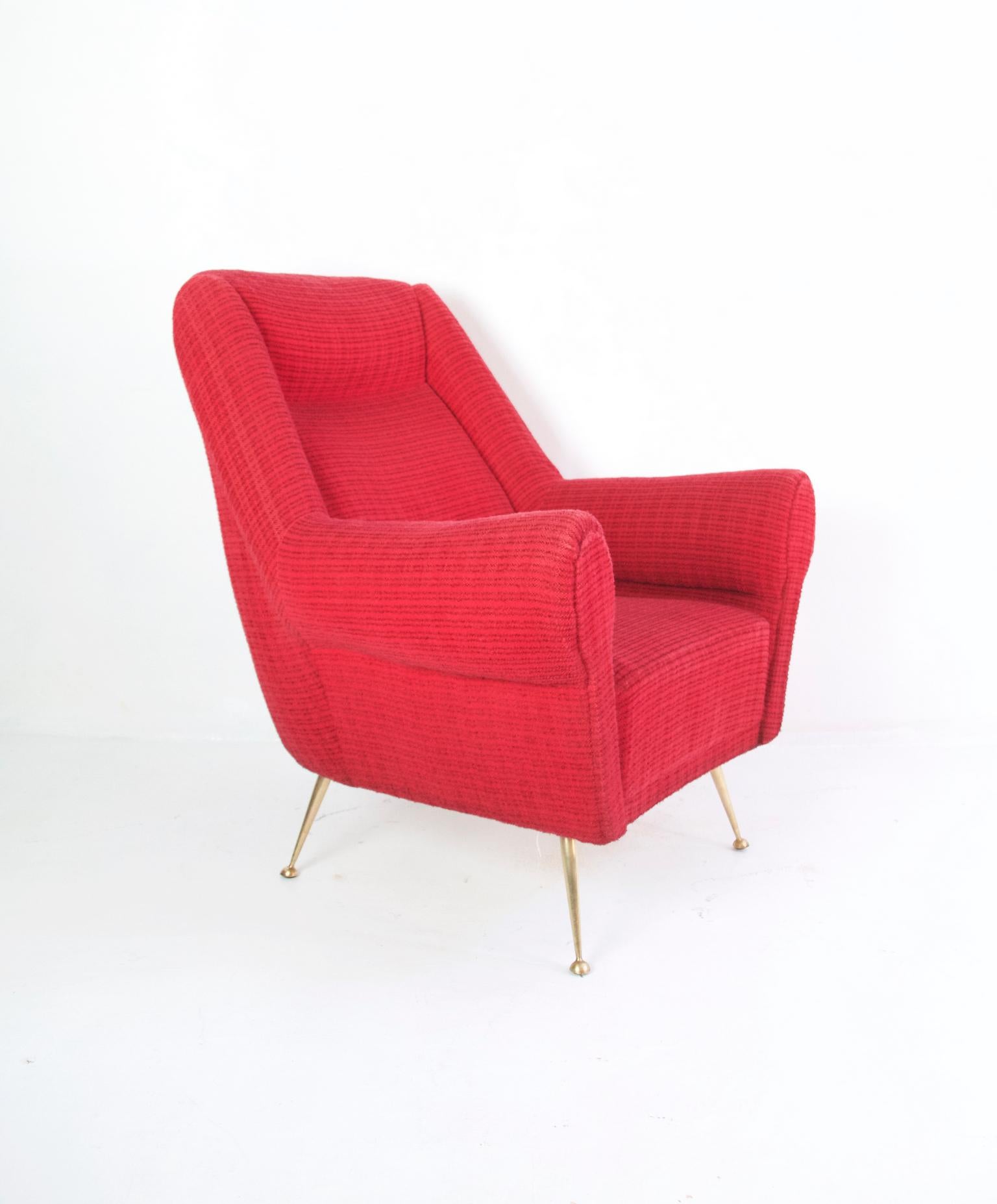 Paire de fauteuils du milieu du siècle dernier par Gigi Radice pour Minotti, Italie en vente 5