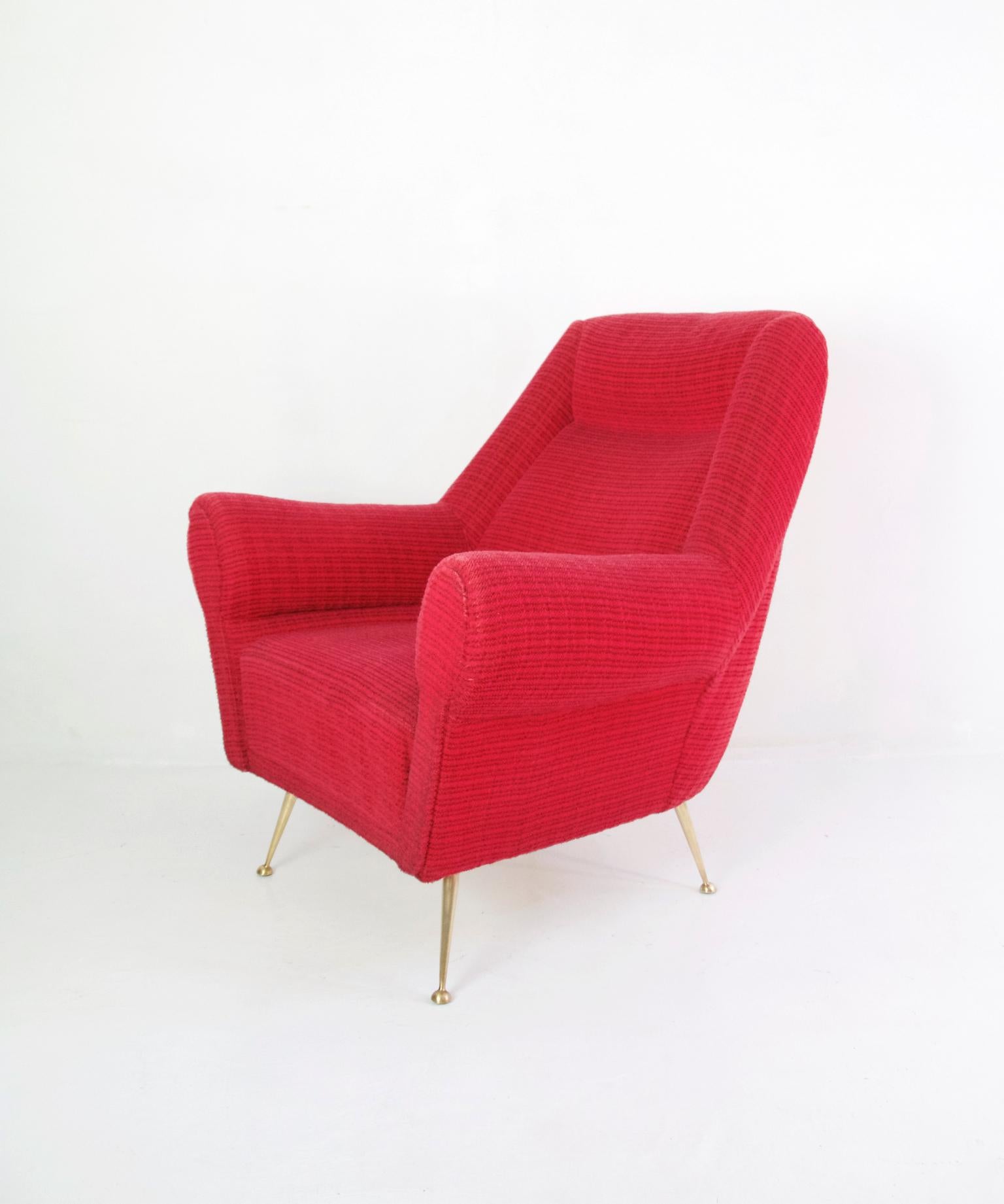 Paire de fauteuils du milieu du siècle dernier par Gigi Radice pour Minotti, Italie en vente 2