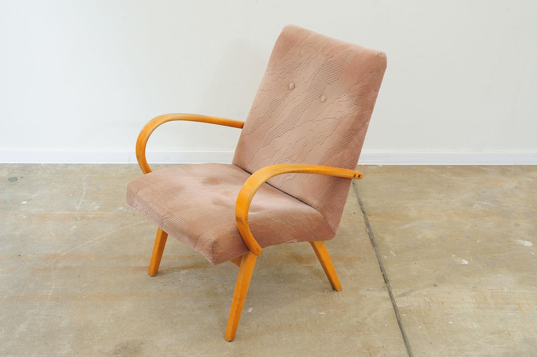  Pair of midcentury armchairs by Jaroslav Šmídek, 1960´s For Sale 8