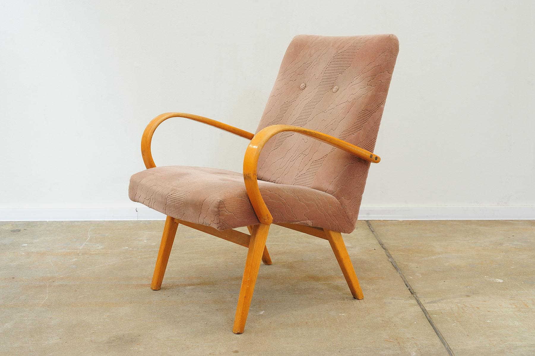  Pair of midcentury armchairs by Jaroslav Šmídek, 1960´s For Sale 9