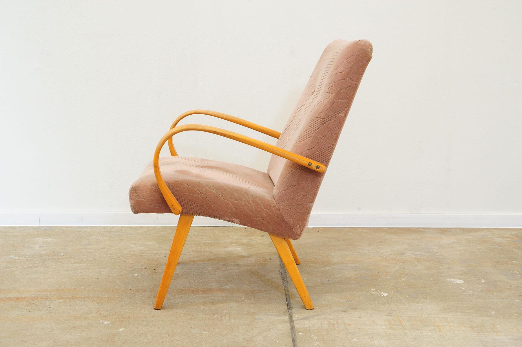  Pair of midcentury armchairs by Jaroslav Šmídek, 1960´s For Sale 10