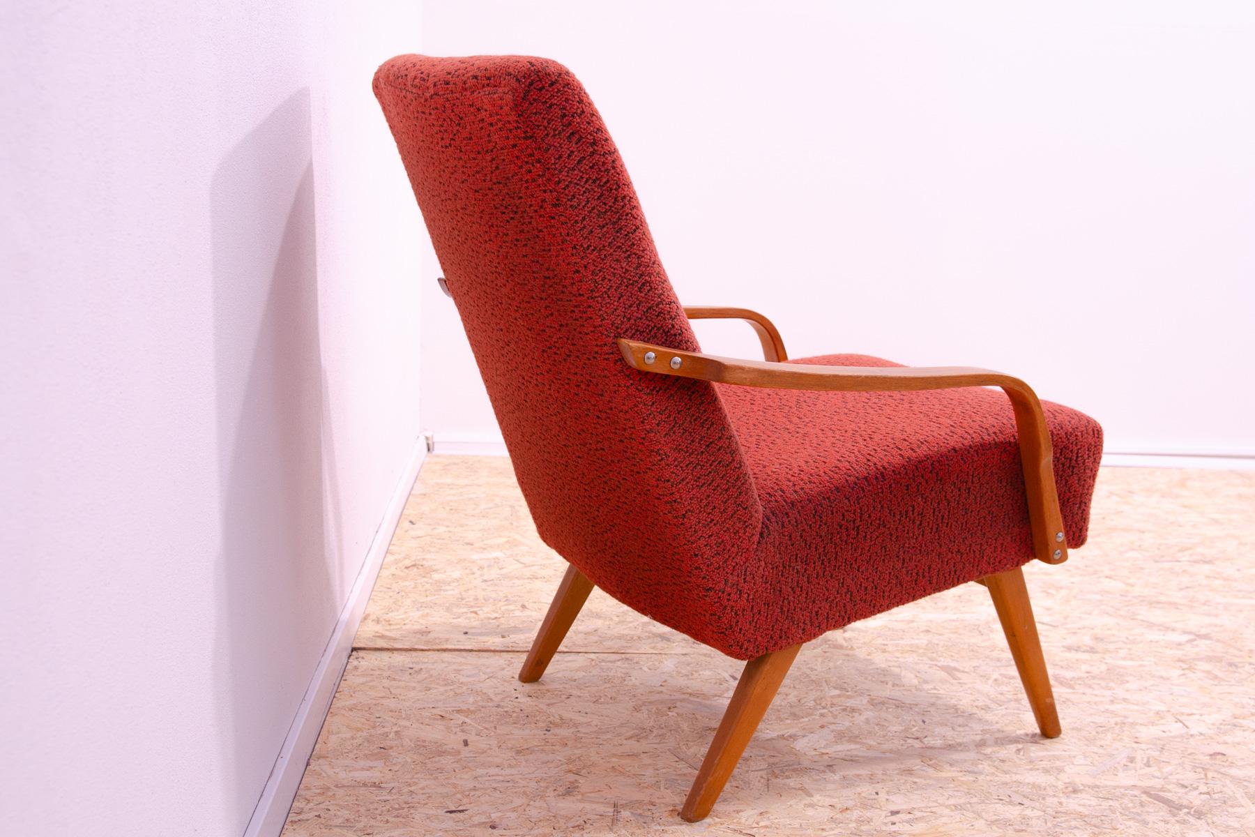 20th Century Pair of midcentury armchairs by Jaroslav Šmídek for Cesky nabytek, 1960´s For Sale