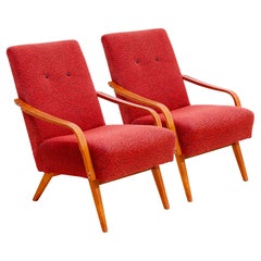 Pair of midcentury armchairs by Jaroslav Šmídek for Cesky nabytek, 1960´s