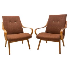 Pair of Midcentury Armchairs by Jaroslav Šmídek for Jitona, 1960's