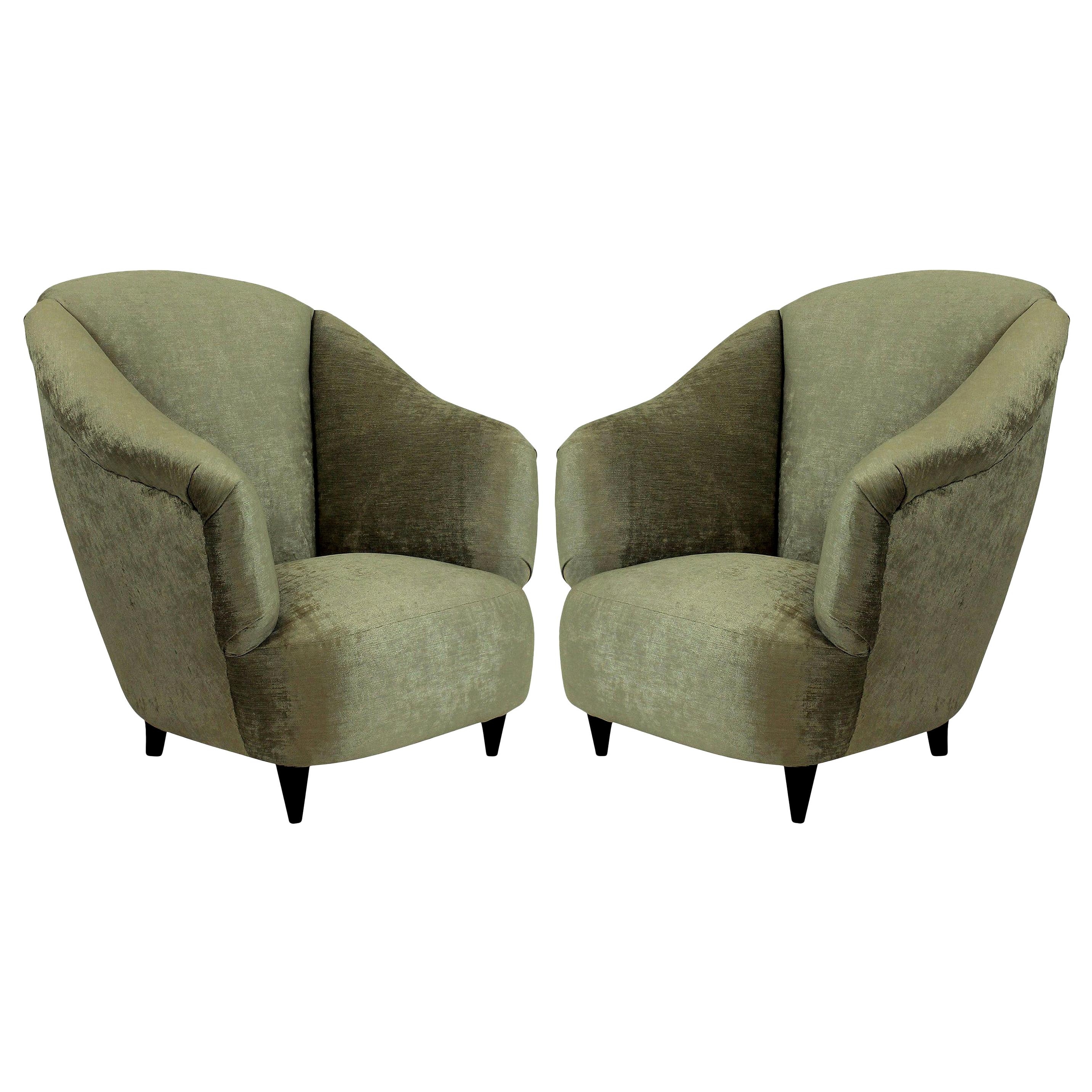 Pair of Midcentury Armchairs by Ulrich