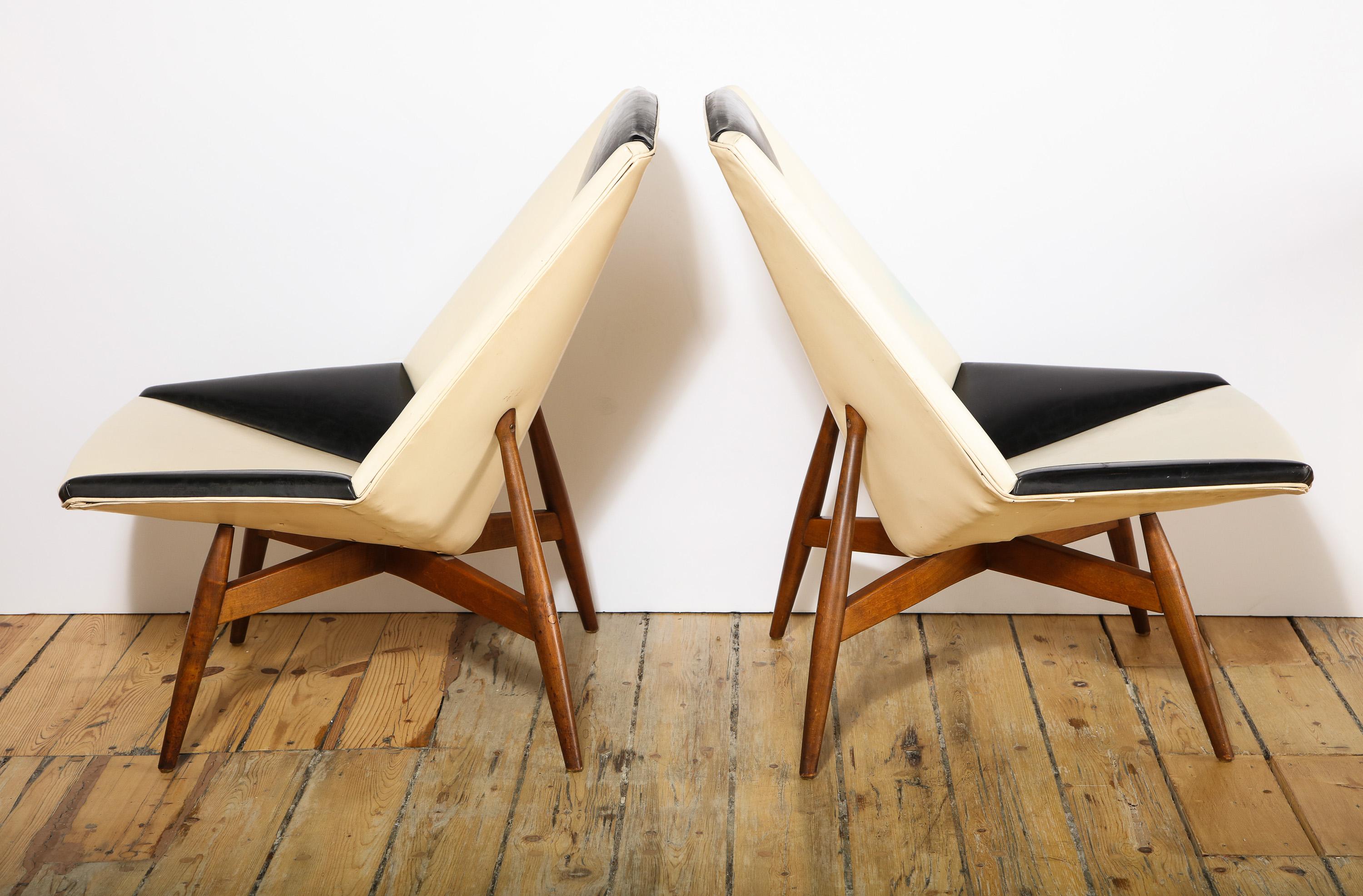 Pair of Midcentury Armchairs For Sale 3