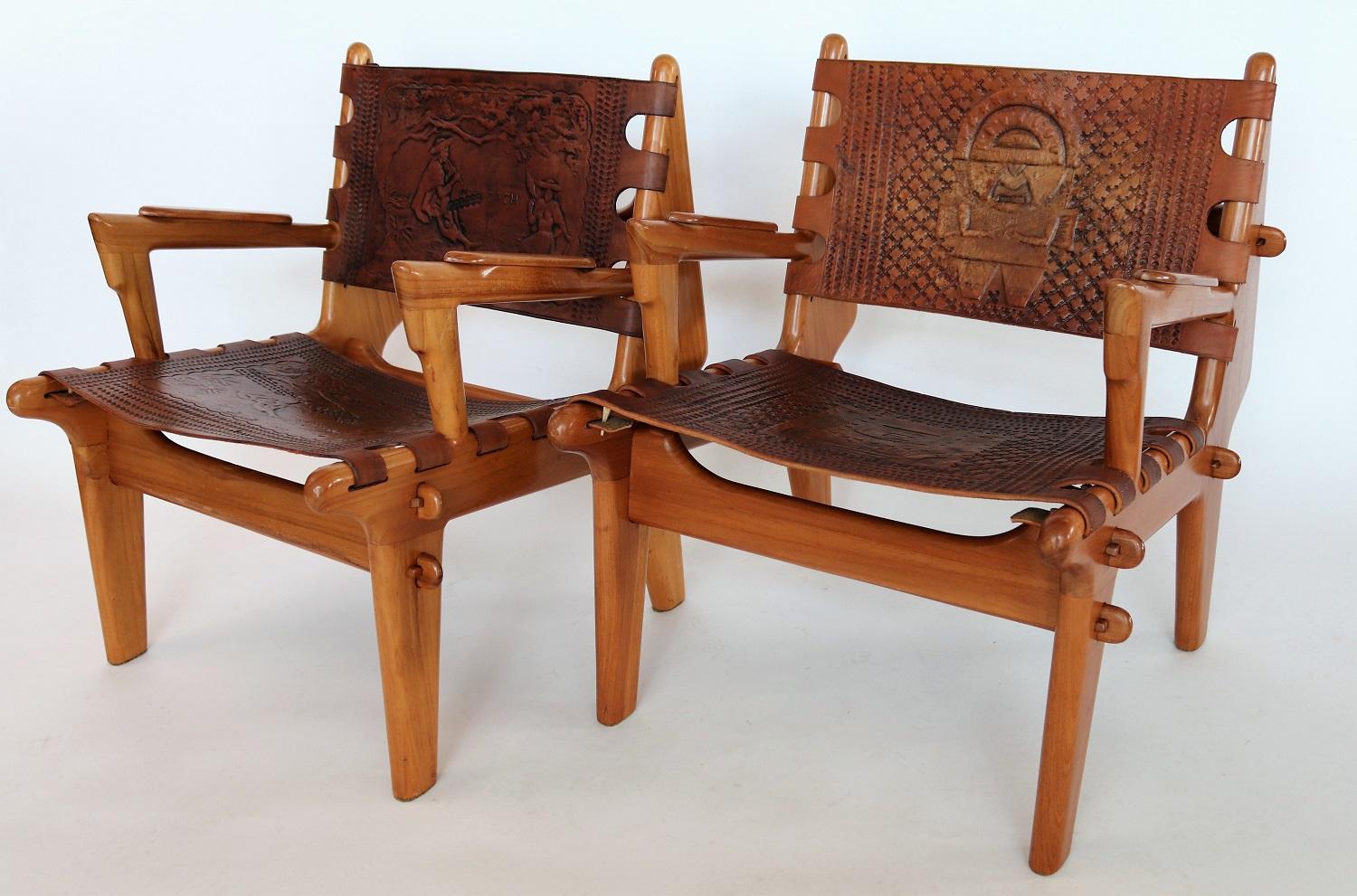 Mid-Century Modern Midcentury Armchairs or Lounge Chairs by Angel Pazmino, 1960s, Set of Two