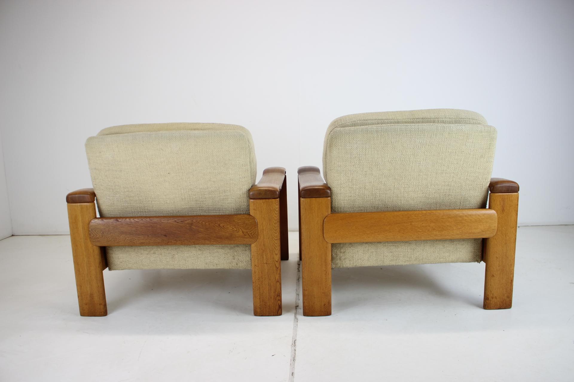 Pair of Midcentury Armchairs, Scandinavian, 1960s For Sale 6