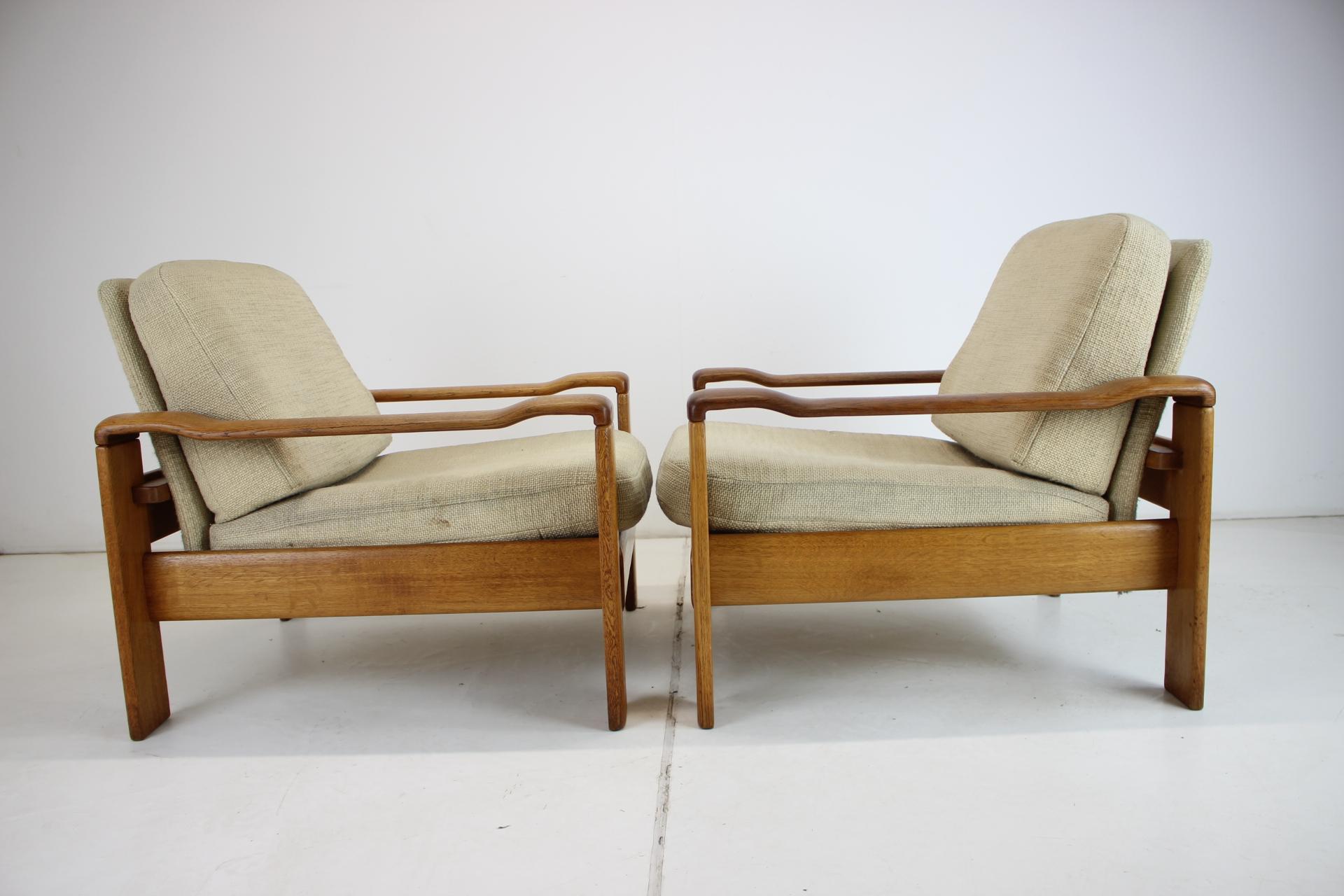 Pair of Midcentury Armchairs, Scandinavian, 1960s For Sale 7