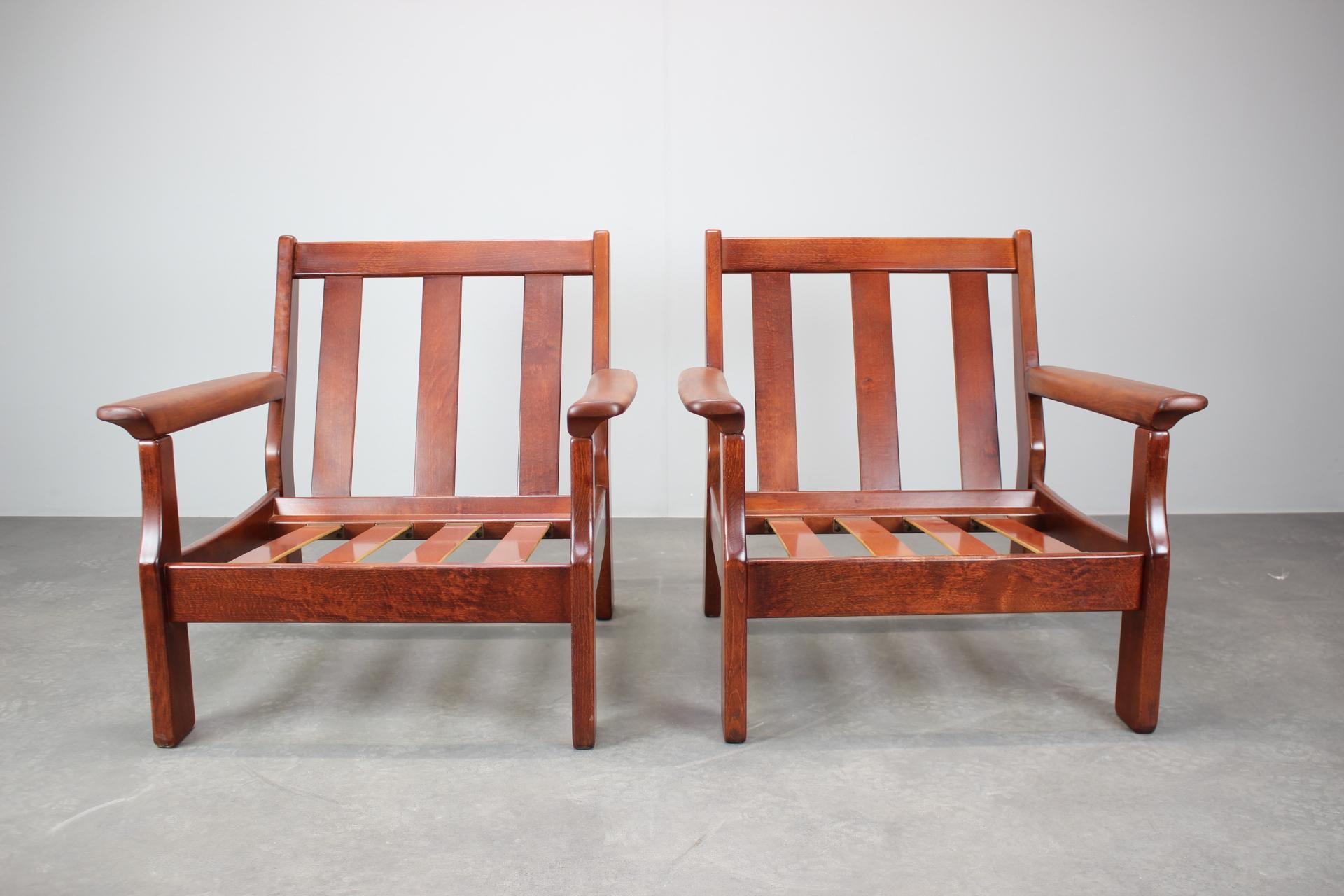 Pareja de sillones de mediados de siglo, escandinavos, años 60 Escandinavo en venta