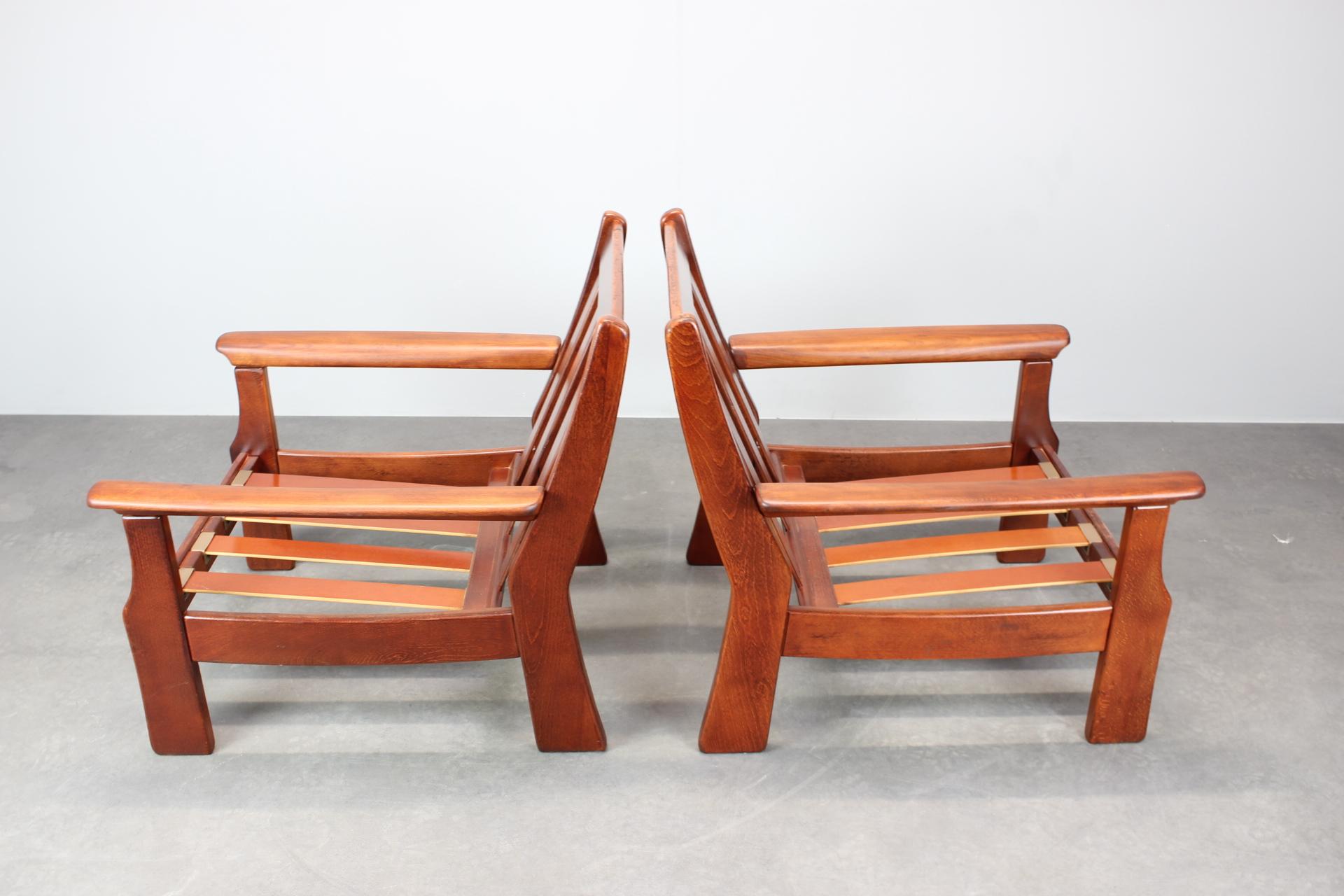 Pareja de sillones de mediados de siglo, escandinavos, años 60 mediados del siglo XX en venta