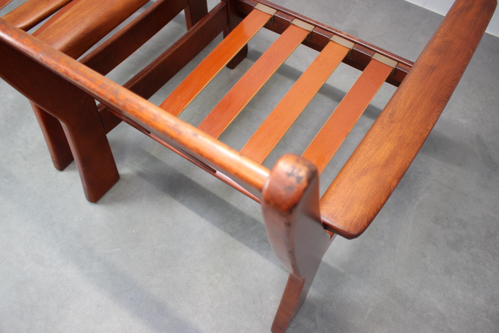 Pareja de sillones de mediados de siglo, escandinavos, años 60 en venta 2