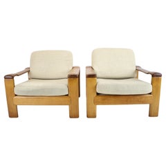 Paar Sessel aus der Mitte des Jahrhunderts, skandinavisch, 1960er Jahre