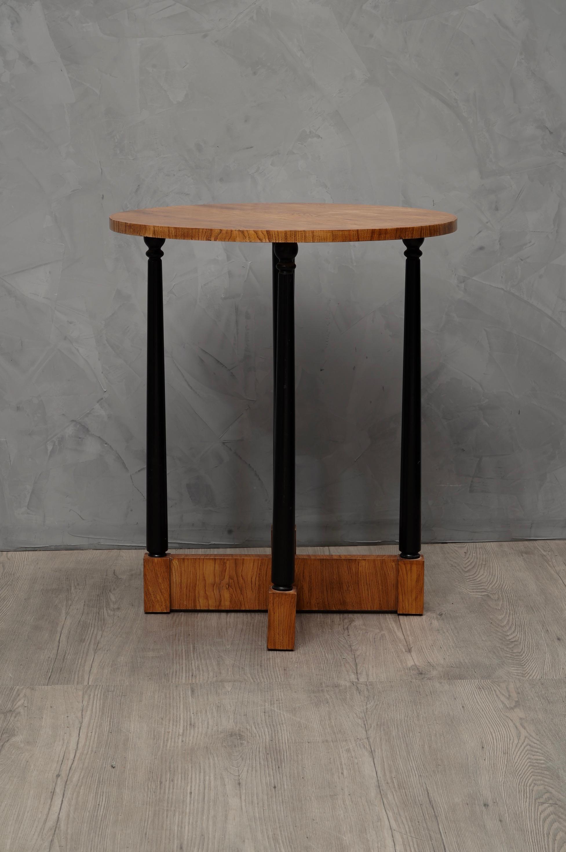 Mid-20th Century Pair of Midcentury Ashwood Austrian Side Tables, 1940