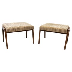 Pair of Midcentury Beechwood Stools, 1960´S, Czechoslovakia