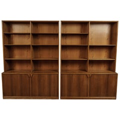 Pair of Midcentury Bookcases from Denmark, circa 1960