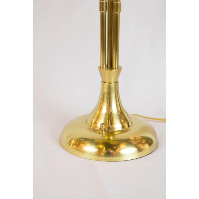 Mid-Century Modern Pair of Midcentury Brass Candelabra For Sale
