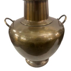 Pair of Midcentury Brass Lamps