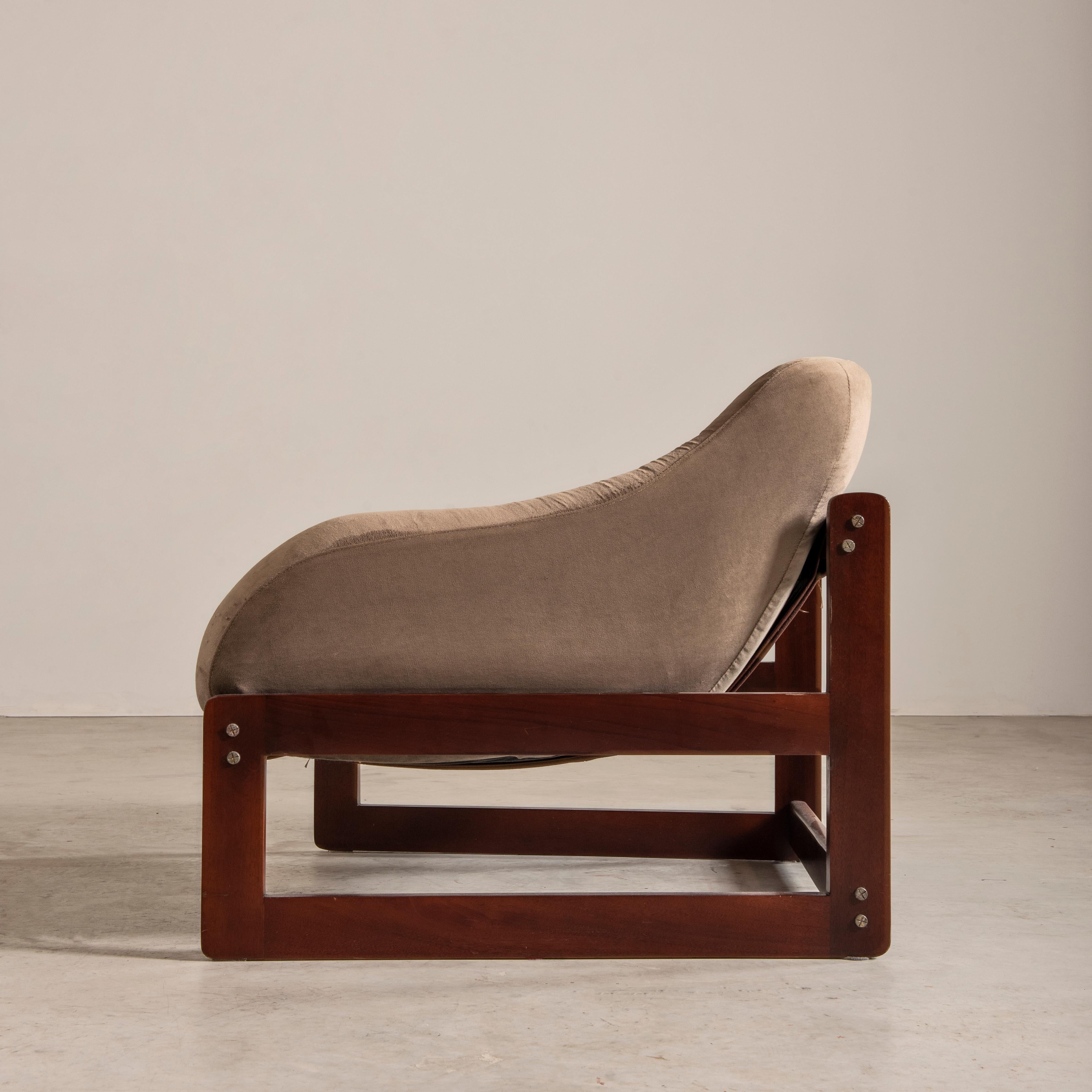 Paire de fauteuils brésiliens du milieu du siècle dernier par Percival Lafer, 1970 Excellent état - En vente à Sao Paulo, SP