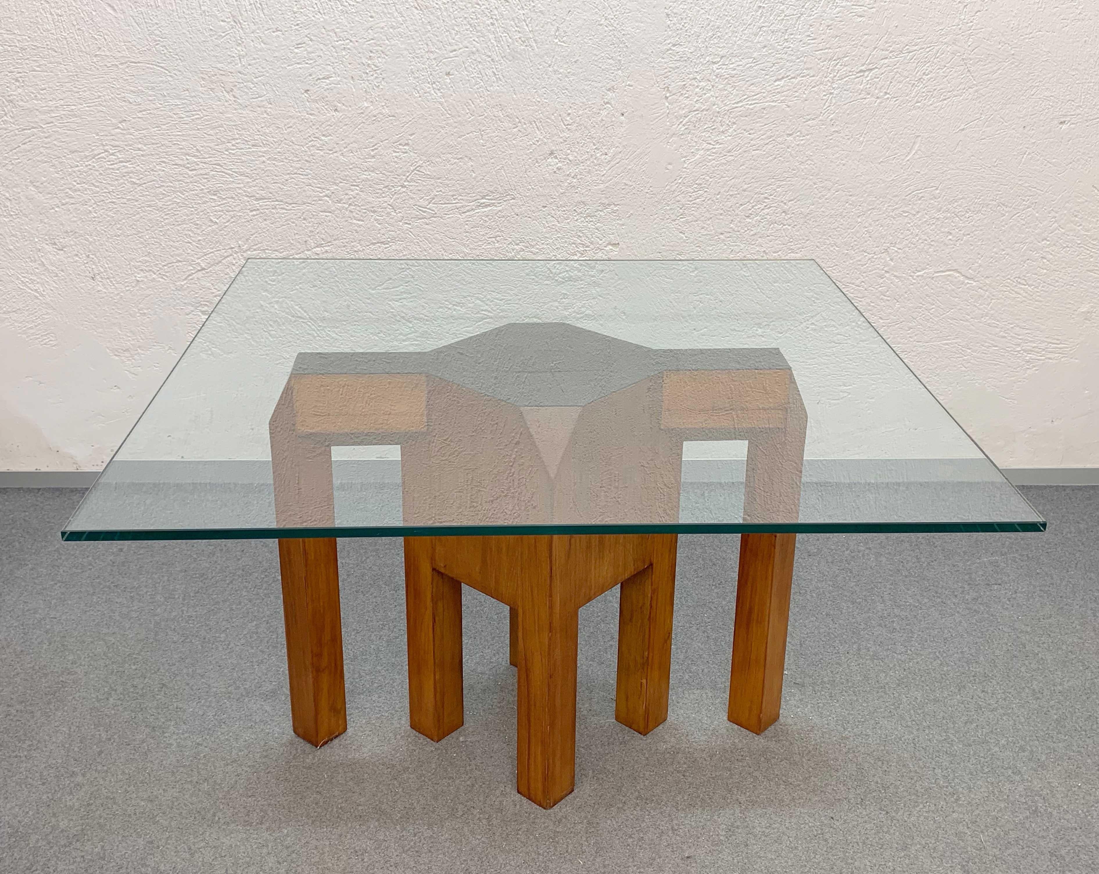 Midcentury Carpino Solid Wood Table Bases or Consoles, 1980s For Sale 10