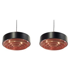 Pair of Midcentury Ceiling Lights by TR & Co, Norway, 1960s