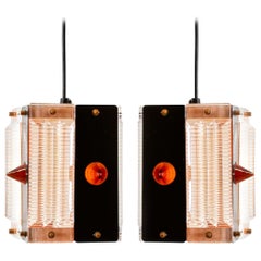 Pair of Midcentury Ceiling Pendants, Norway, 1960s