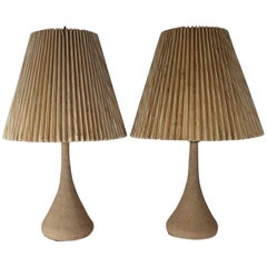 Pair of Midcentury Ceramic Lamps by G. Scatchard