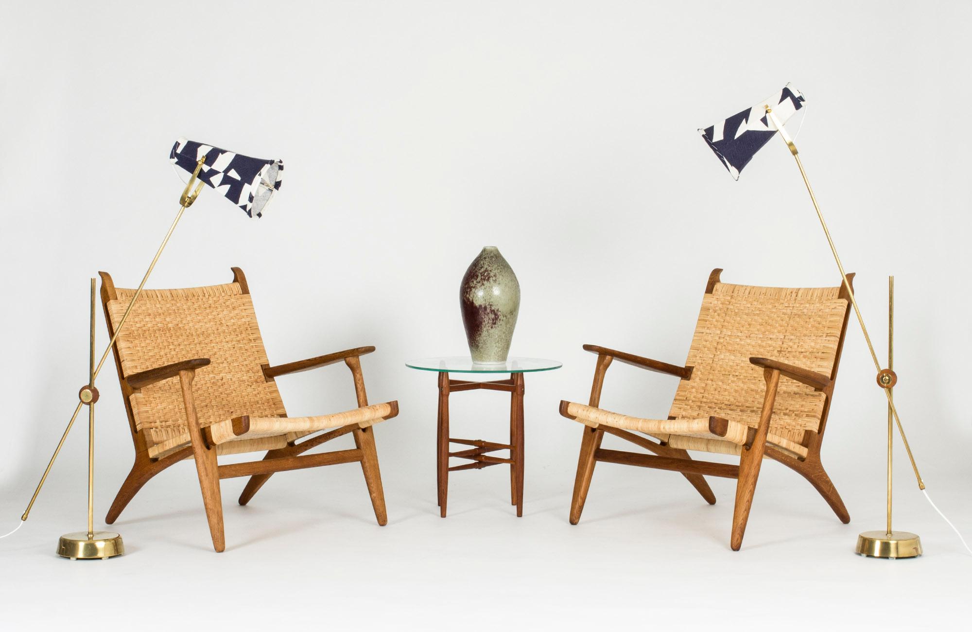 Pair of Midcentury “CH 27” Lounge Chairs by Hans J. Wegner 4